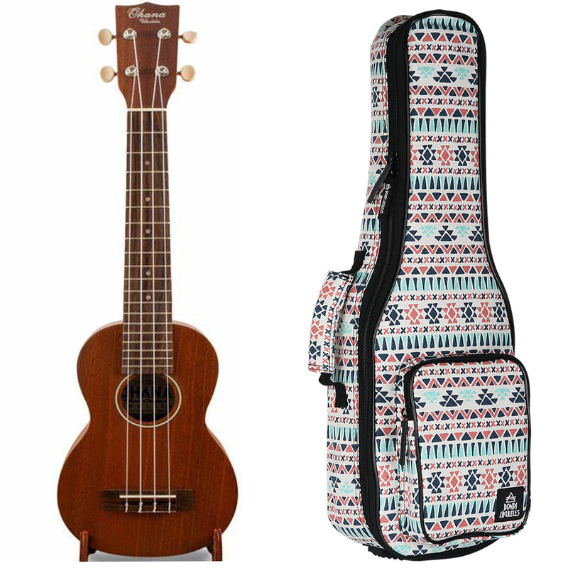 Ohana SK-30M Mahogany Soprano Ukulele - Concert Neck