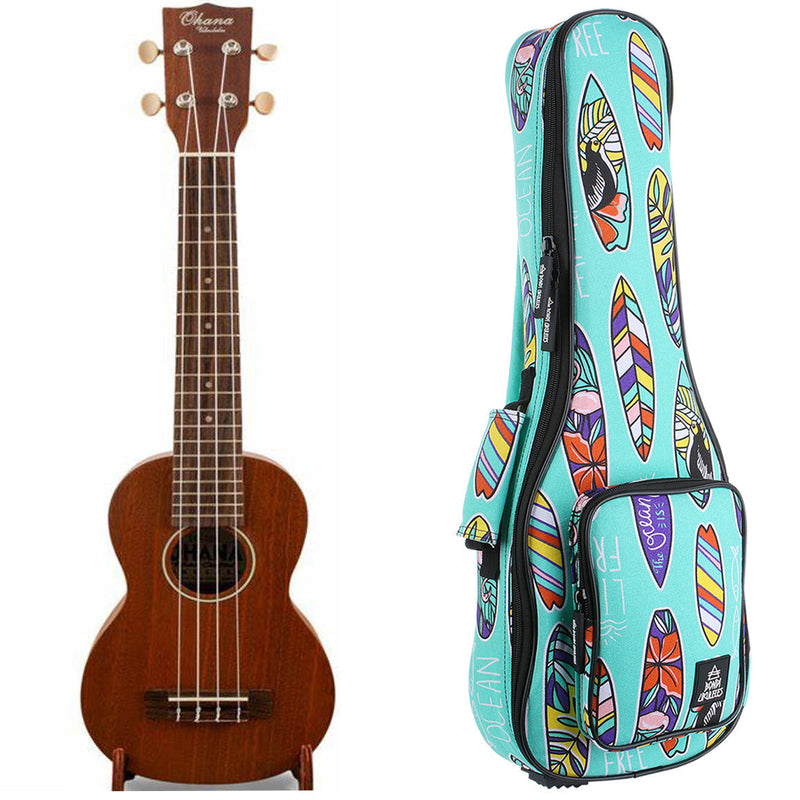 Ohana SK-30M Mahogany Soprano Ukulele - Concert Neck