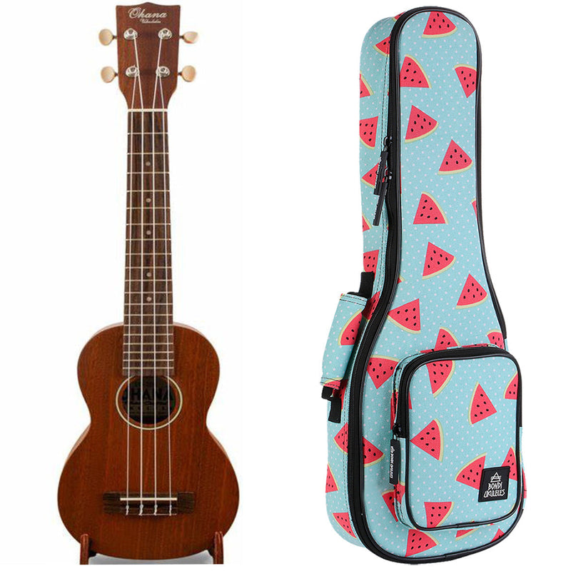 Ohana SK-30M Mahogany Soprano Ukulele - Concert Neck