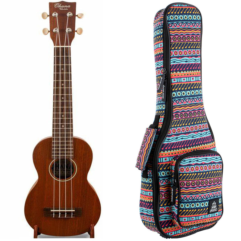 Ohana SK-30M Mahogany Soprano Ukulele - Concert Neck