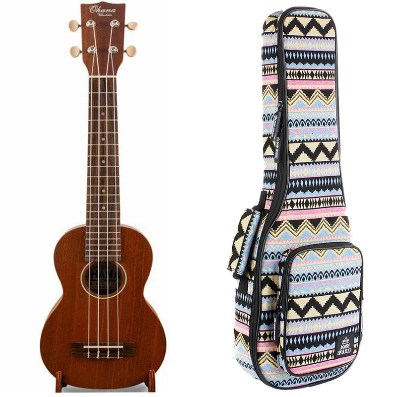 Ohana SK-30M Mahogany Soprano Ukulele - Concert Neck