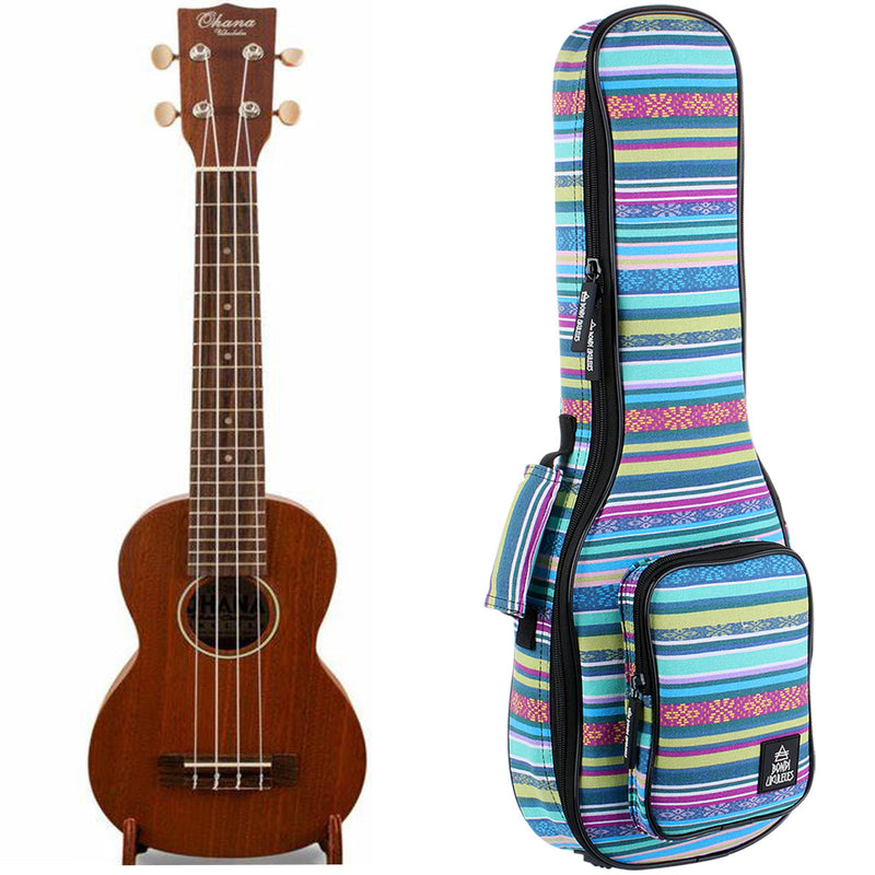 Ohana SK-30M Mahogany Soprano Ukulele - Concert Neck