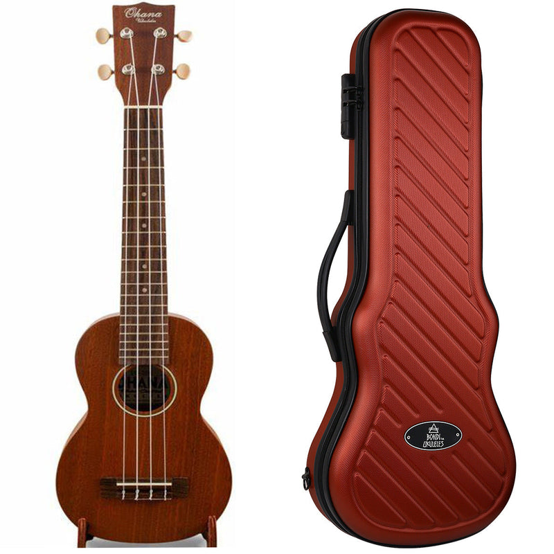 Ohana SK-30M Mahogany Soprano Ukulele - Concert Neck
