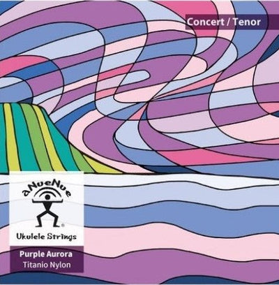 Anuenue Purple Aurora Titanio Nylon Strings - Concert/Tenor
