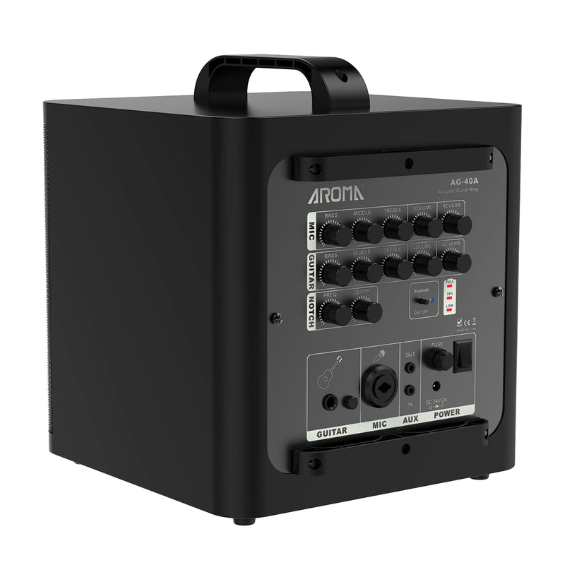 Aroma AG-40A Rechargeable Amplifier 40W Black