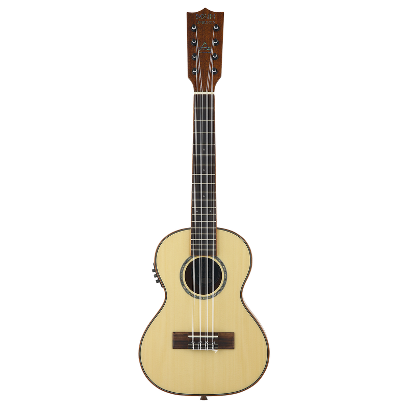 8 String Spruce & Ebony Electric Tenor Ukulele