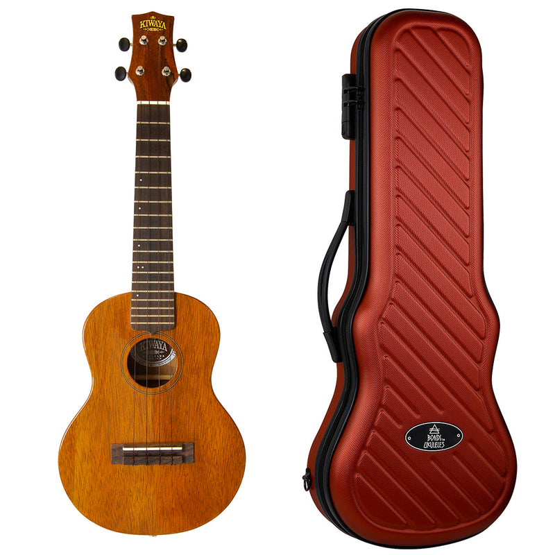 Kiwaya Solid Hawaiian Koa Concert Ukulele KPC-1K