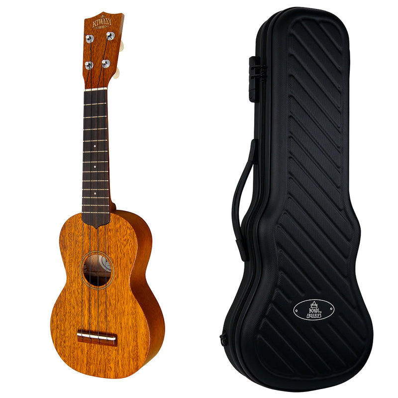 Kiwaya Solid Mahogany Soprano Ukulele KTS-4