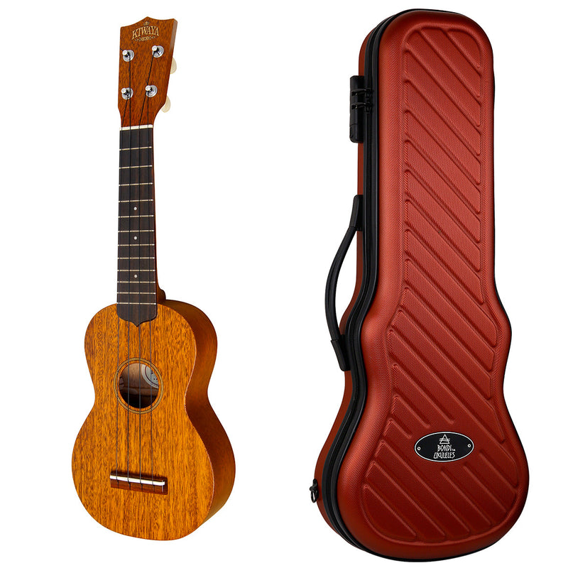 Kiwaya Solid Mahogany Soprano Ukulele KTS-4