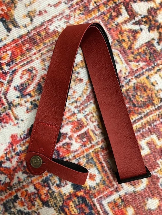 Eco-Friendly Ukulele Strap - Crimson