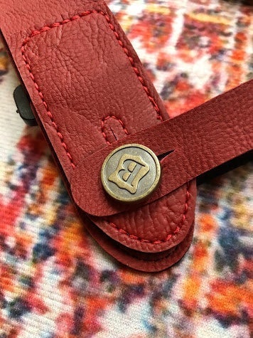 Eco-Friendly Ukulele Strap - Crimson