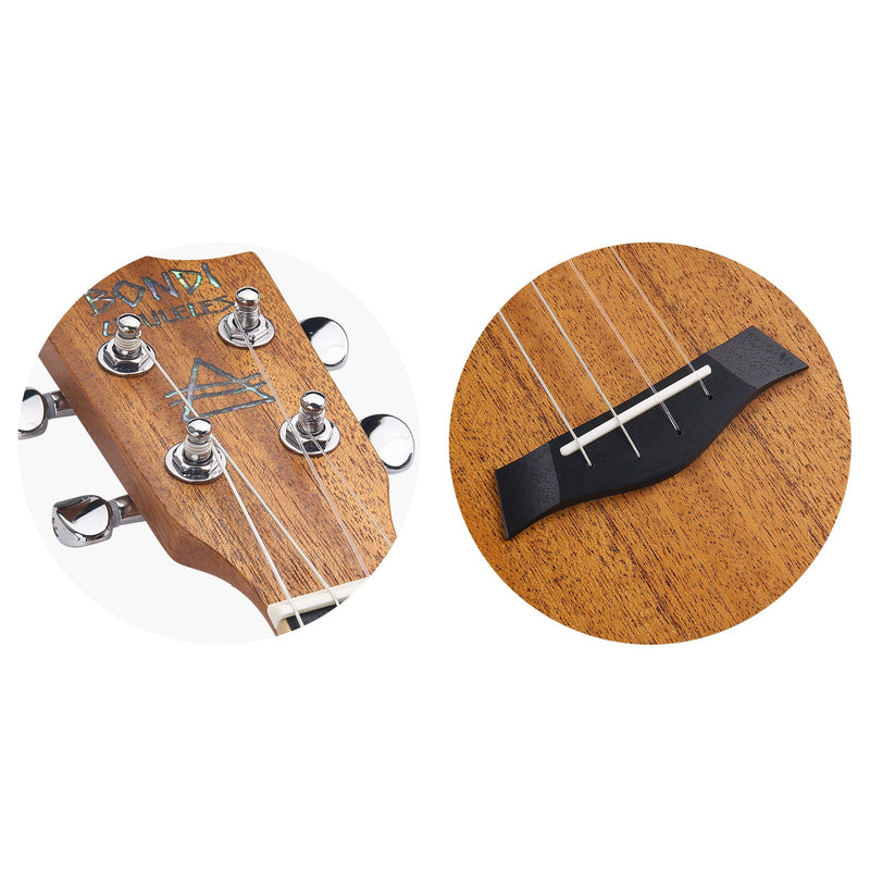 Bondi Arcadia Mahogany Baritone Electric Ukulele