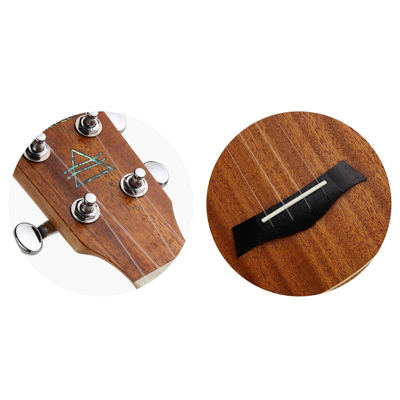 Bondi Arcadia Mahogany Soprano Electric Ukulele Left Handed