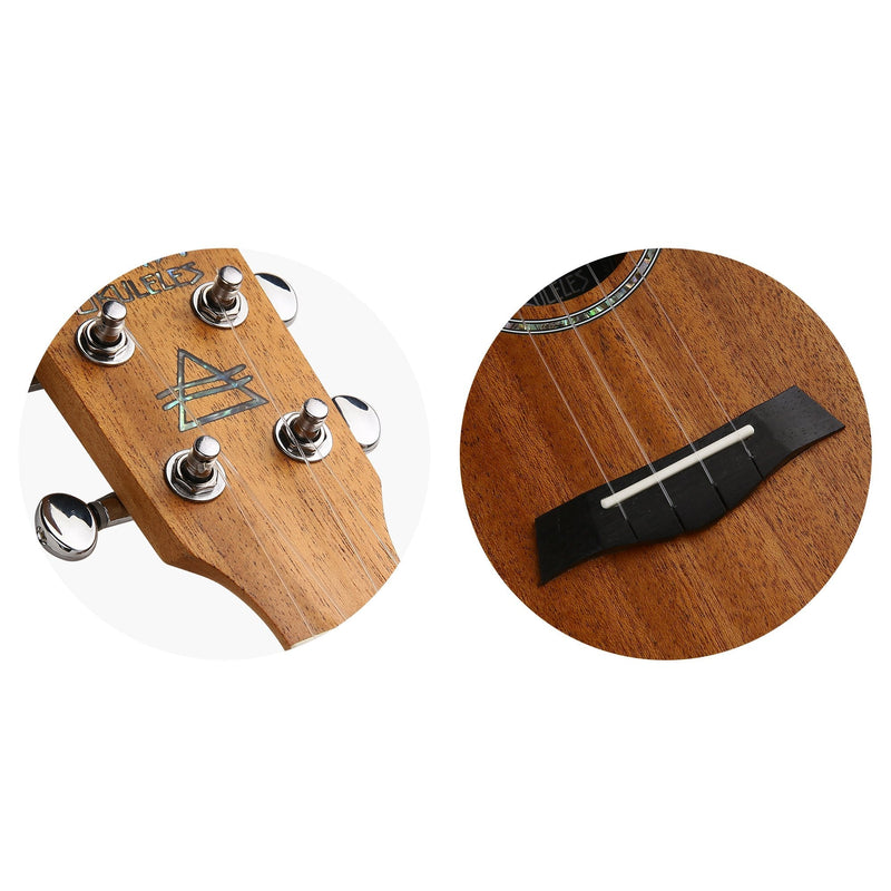 Bondi Arcadia Mahogany Tenor Electric Ukulele Left Handed