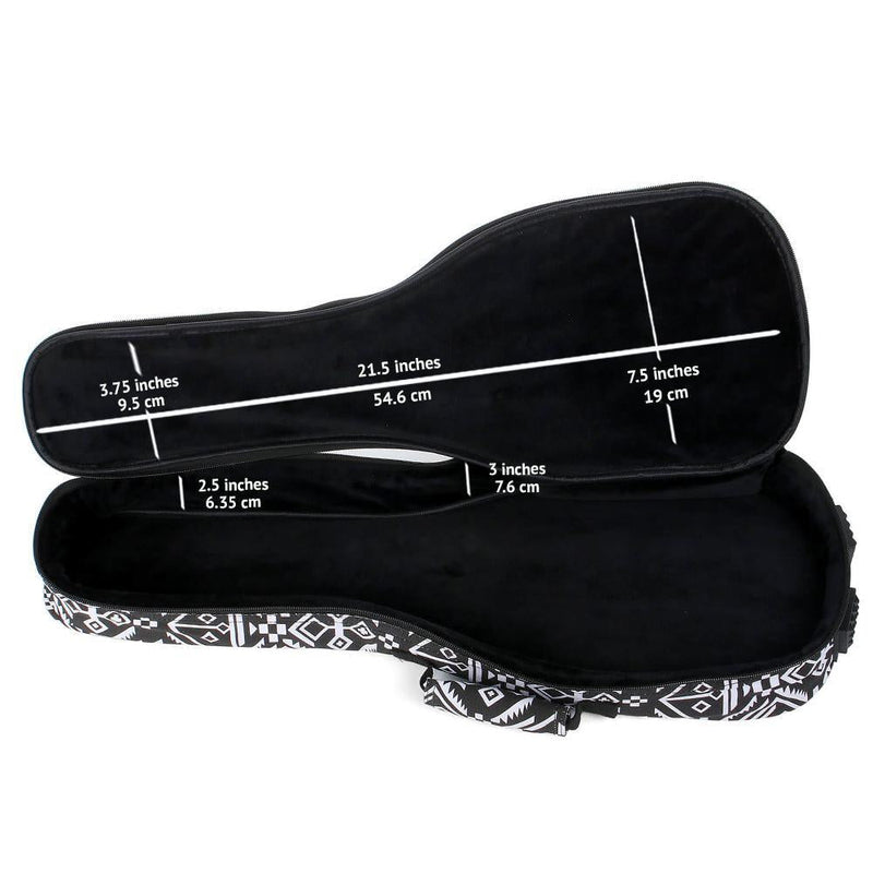 Bondi Midnight Kakau Ukulele Gig Bag - Soprano Size