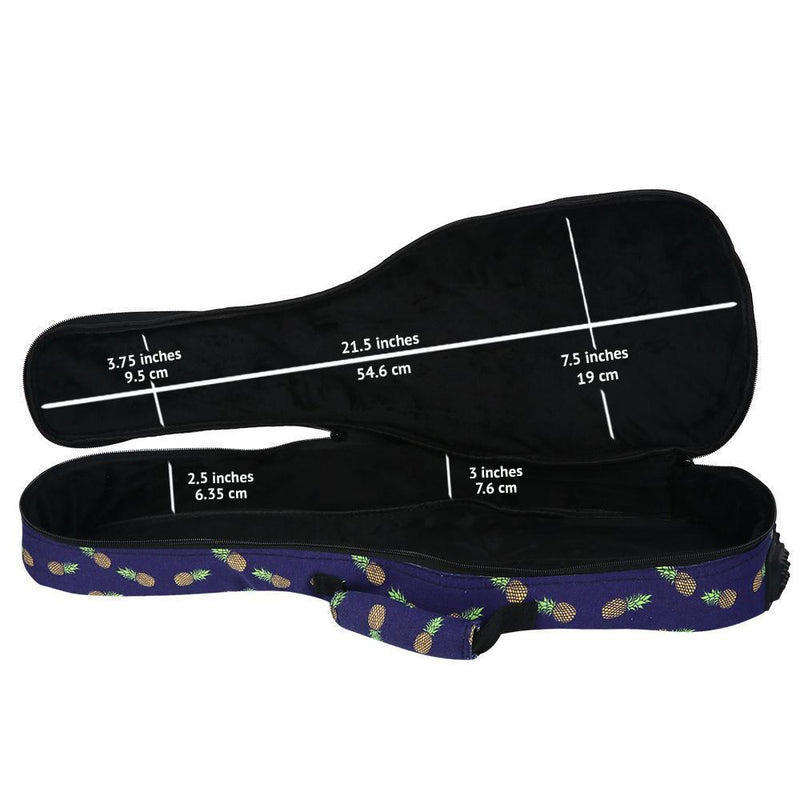 Bondi Pineapple Ukulele Gig Bag - Soprano
