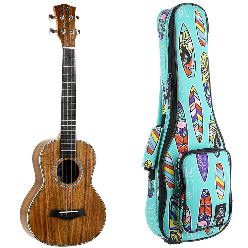 Bondi Ripple Koa Tenor Ukulele Left Handed
