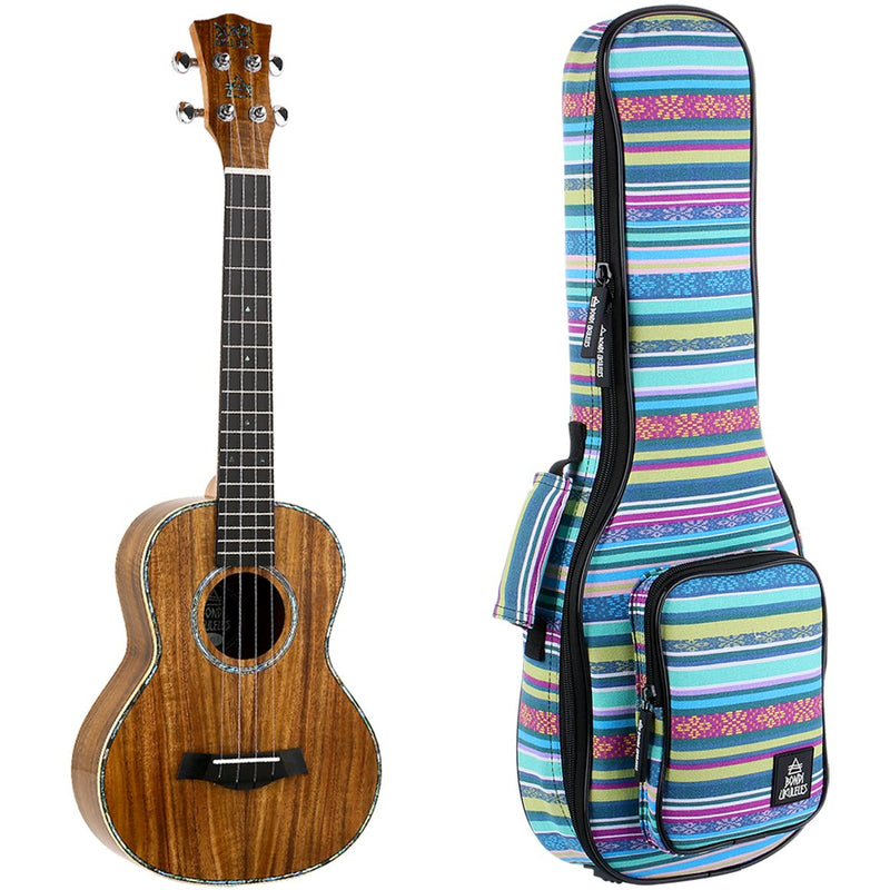 Bondi Ripple Koa Tenor Ukulele Left Handed
