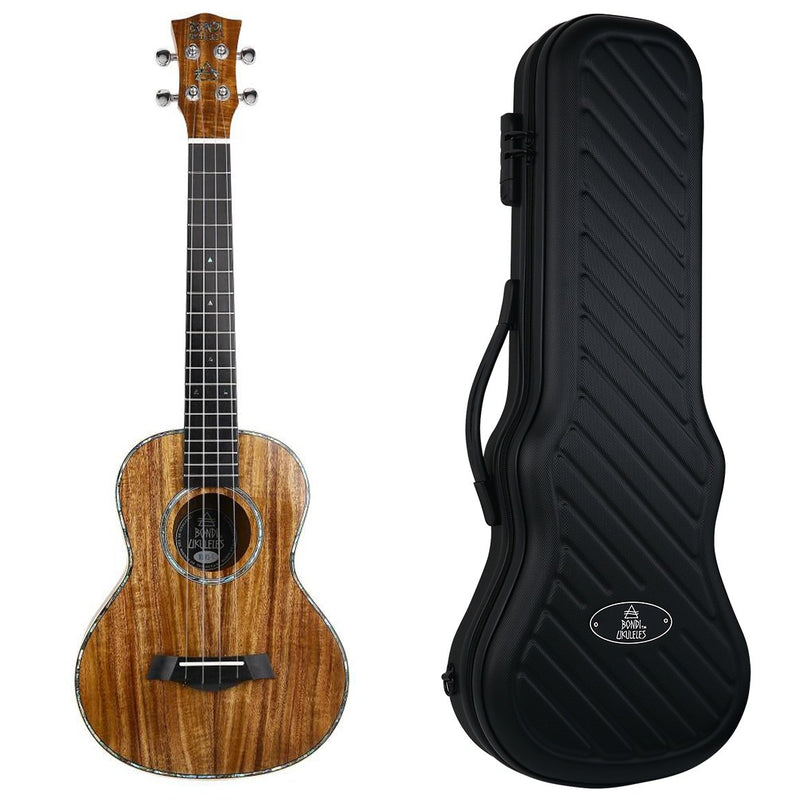 Bondi Ripple Koa Tenor Ukulele Left Handed