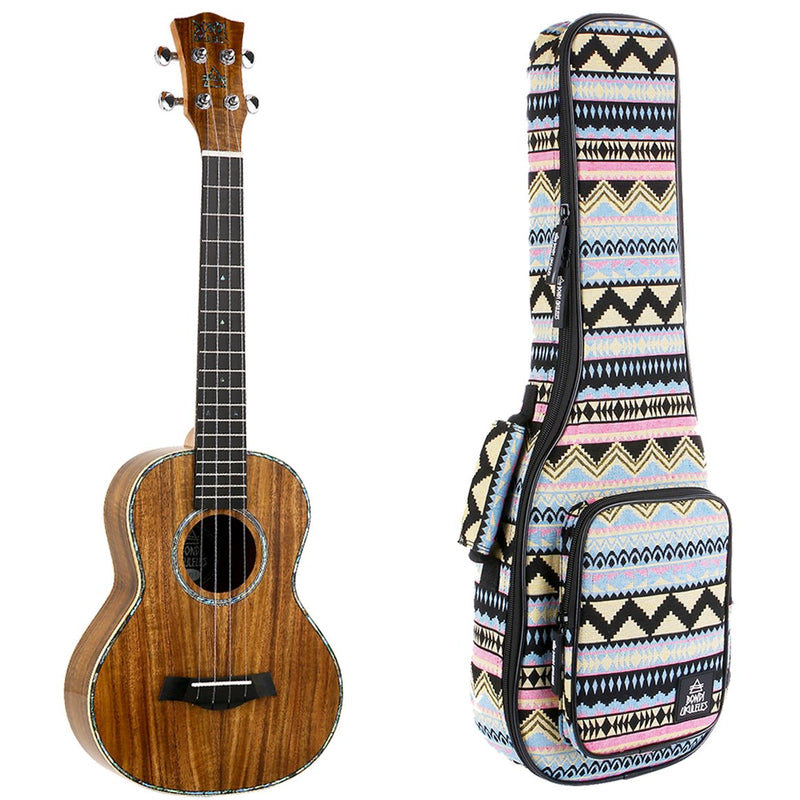 Bondi Ripple Koa Tenor Ukulele Left Handed