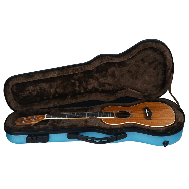 Bondi Shock-Rock Concert Ukulele Hard Case - Blue