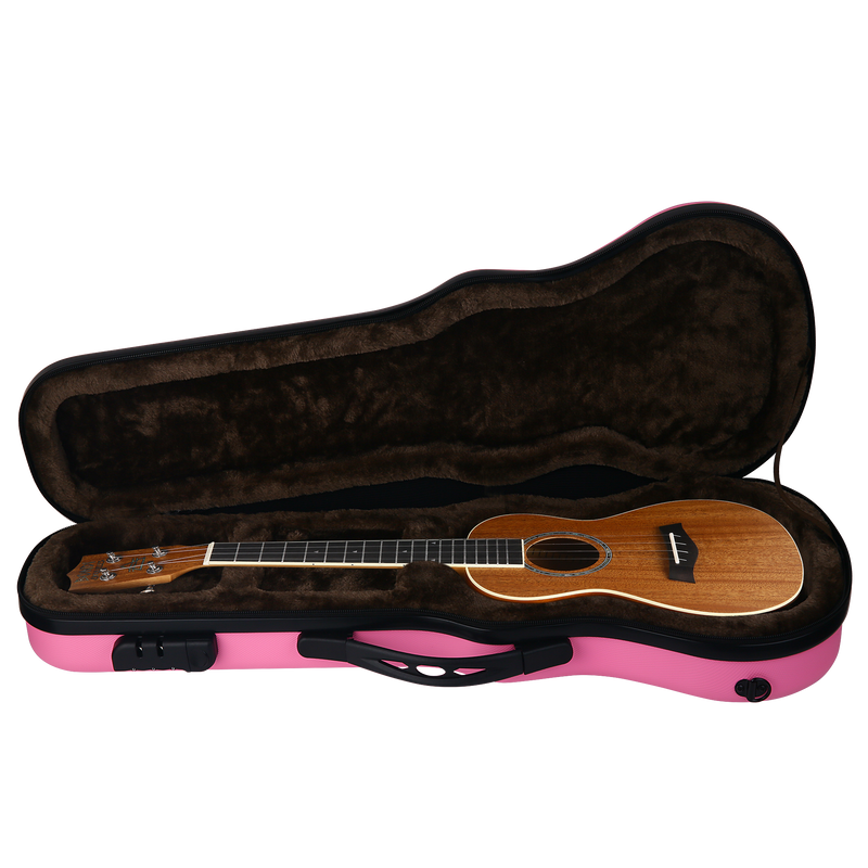 Bondi Shock-Rock Concert Ukulele Hard Case - Pink