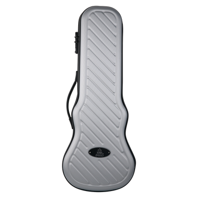 Bondi Shock-Rock Concert Ukulele Hard Case - Silver