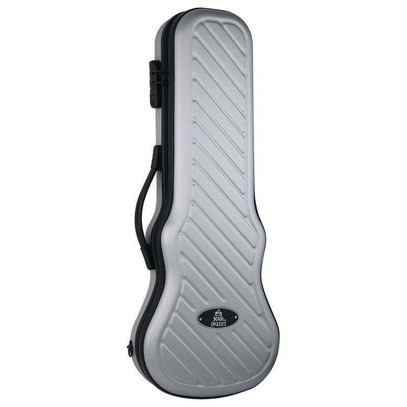 Bondi Shock-Rock Concert Ukulele Hard Case - Silver