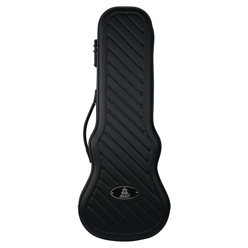 Bondi Shock-Rock Soprano Ukulele Hard Case - Black