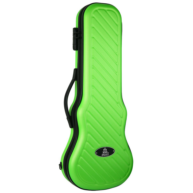 Bondi Shock-Rock Soprano Ukulele Hard Case - Green