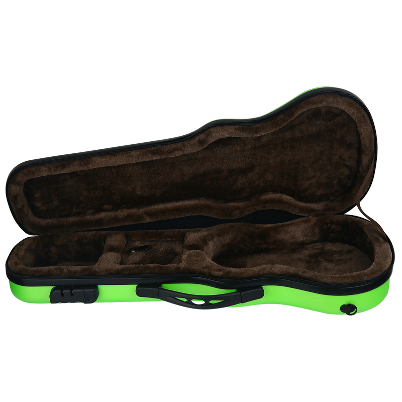 Bondi Shock-Rock Soprano Ukulele Hard Case - Green
