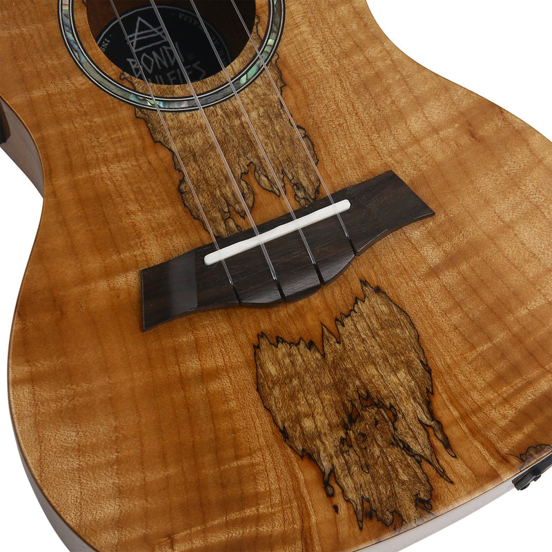 Bondi Spalted Maple Concert Electric Ukulele Left Handed