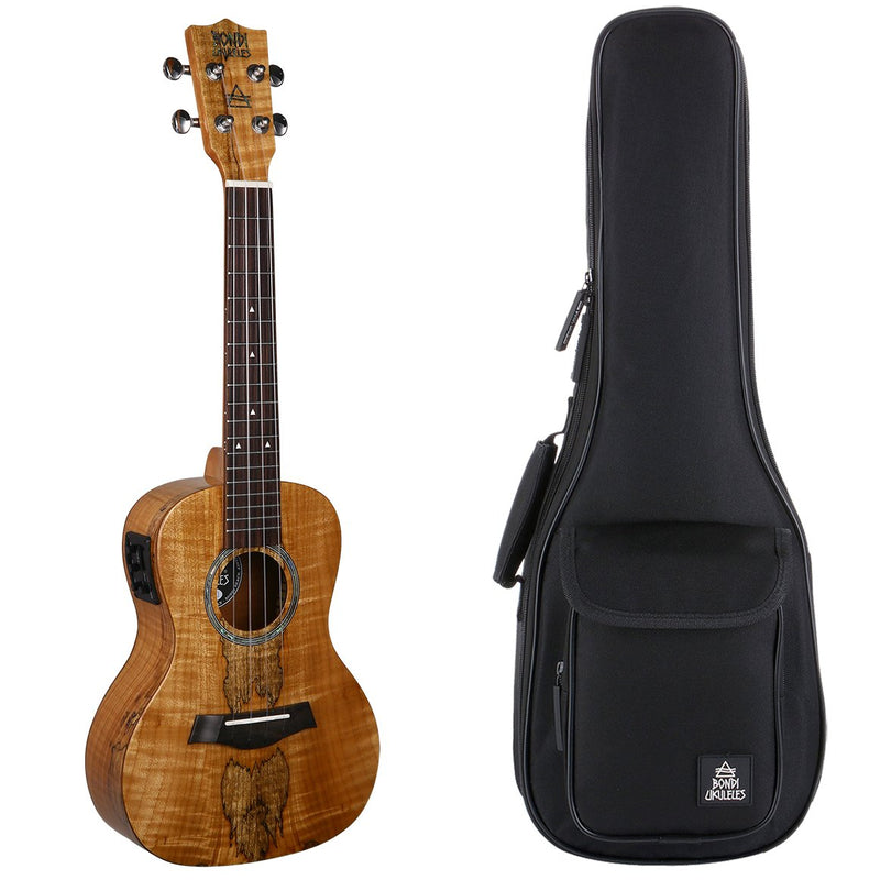 Bondi Spalted Maple Concert Electric Ukulele Left Handed