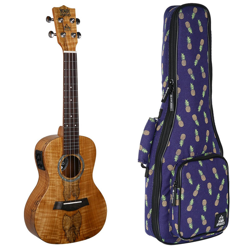 Bondi Spalted Maple Concert Electric Ukulele Left Handed