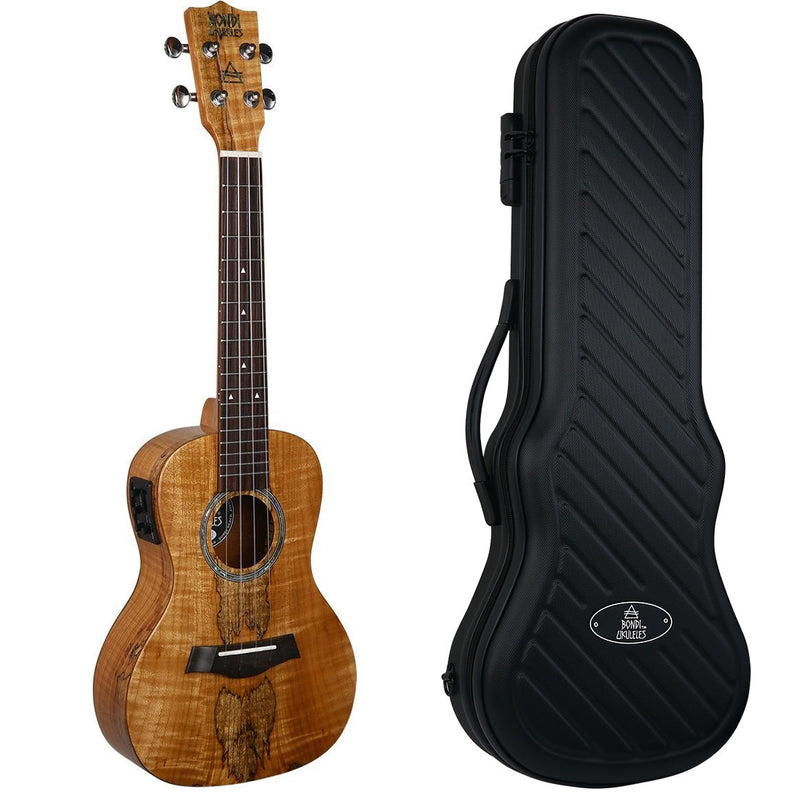 Bondi Spalted Maple Concert Electric Ukulele Left Handed
