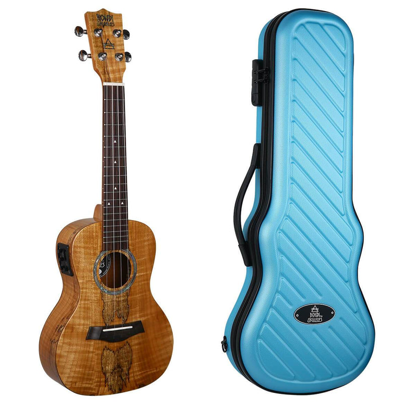 Bondi Spalted Maple Concert Electric Ukulele Left Handed