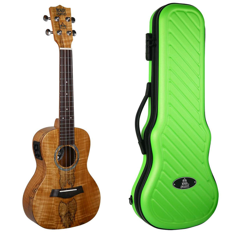 Bondi Spalted Maple Concert Electric Ukulele Left Handed