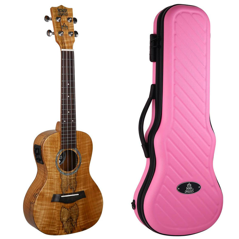 Bondi Spalted Maple Concert Electric Ukulele Left Handed