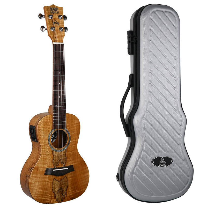 Bondi Spalted Maple Concert Electric Ukulele Left Handed