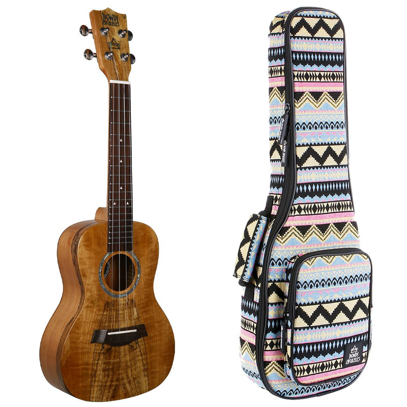 Bondi Spalted Maple Concert Ukulele Left Handed