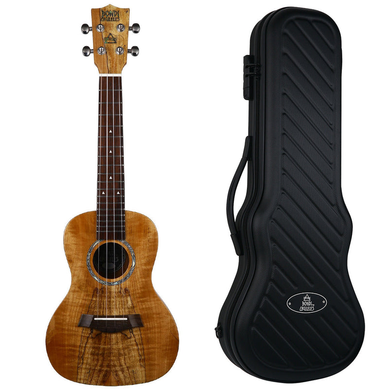 Bondi Spalted Maple Concert Ukulele Left Handed