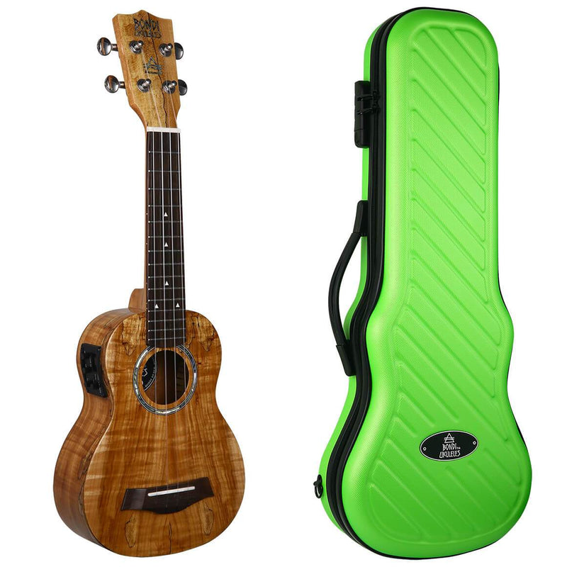 Bondi Spalted Maple Soprano Electric Ukulele
