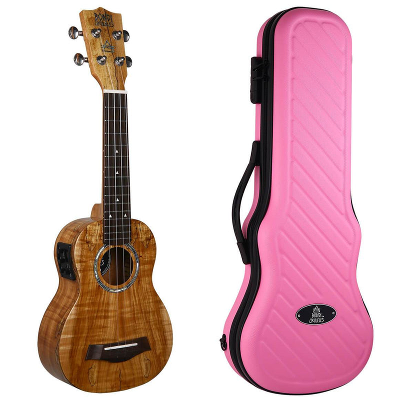 Bondi Spalted Maple Soprano Electric Ukulele
