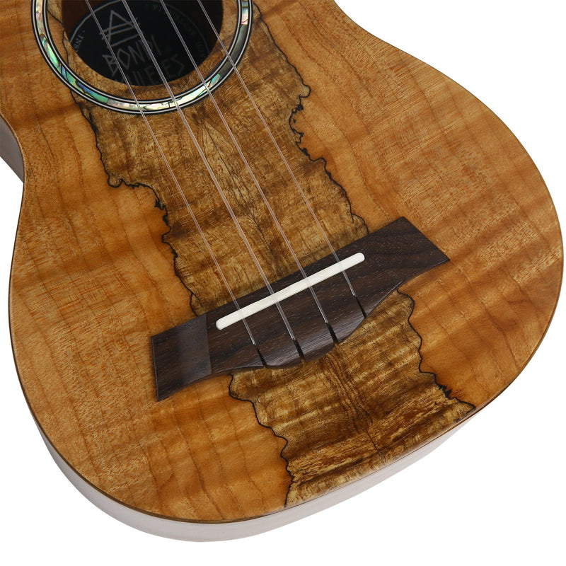 Bondi Spalted Maple Soprano Ukulele Left Handed