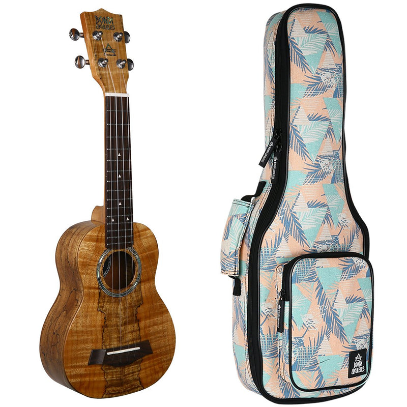 Bondi Spalted Maple Soprano Ukulele Left Handed