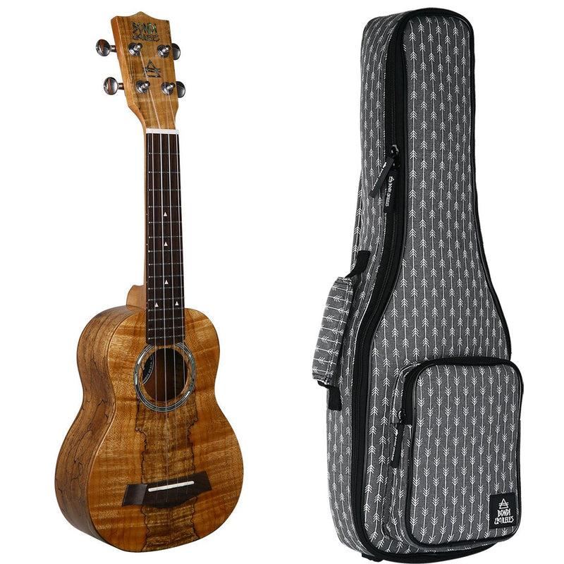 Bondi Spalted Maple Soprano Ukulele Left Handed