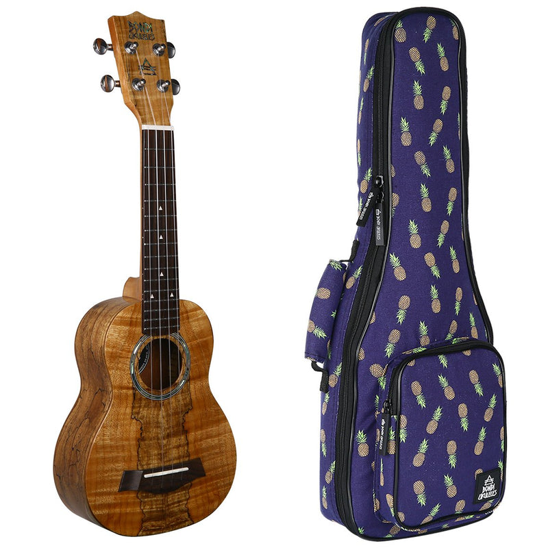 Bondi Spalted Maple Soprano Ukulele Left Handed