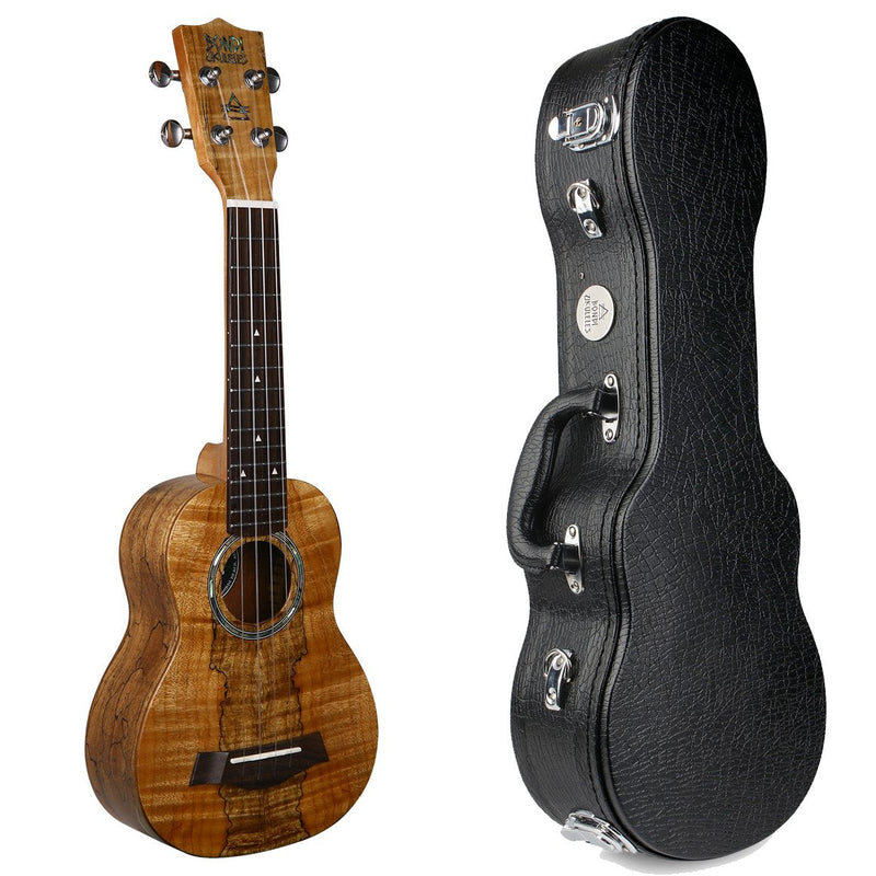 Bondi Spalted Maple Soprano Ukulele Left Handed