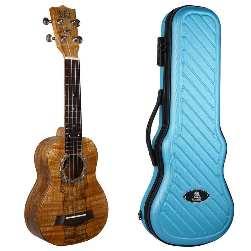 Bondi Spalted Maple Soprano Ukulele Left Handed