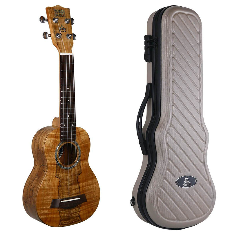 Bondi Spalted Maple Soprano Ukulele Left Handed